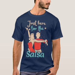 T-shirt Salsa Musique Danse Amoureux Danse Latine Art Ma