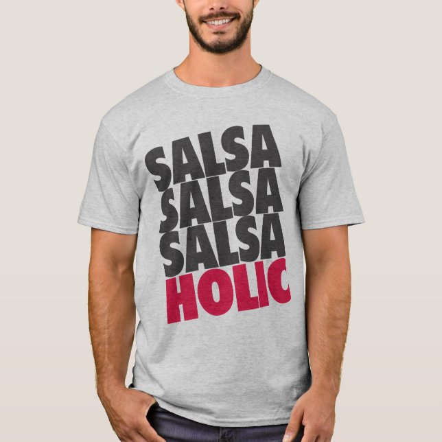 T-shirt Salsaholic (Devant)