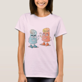 T-shirt Salt and Pepper Vintage Mascot