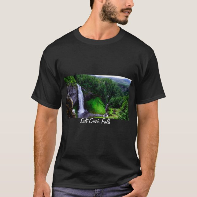 T-shirt Salt Creek Falls Oregon (Devant)