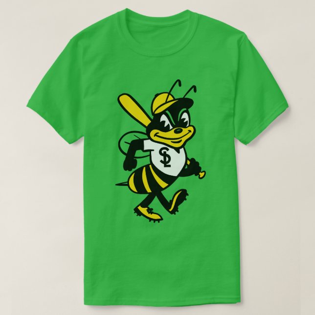 T-shirt Salt Lake Bees Retro Bee Mascot (Design devant)