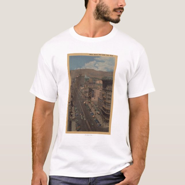 T-shirt Salt Lake City, Utah - vue de St principal (Devant)