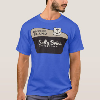 T-shirt Salty Brine State Beach Rhode Island Affiche de bi