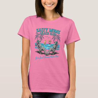T-shirt Salty Moms Beach Club