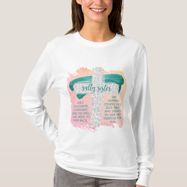 T-shirt Salty Sister Sweatshirt (Devant)