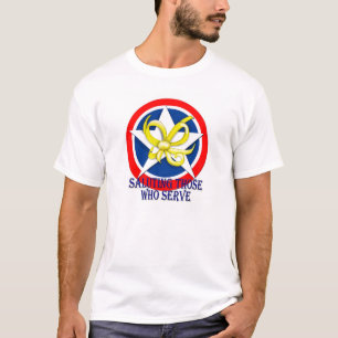 T-shirt Saluant ceux qui servent