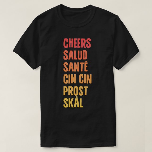 T-shirt Salud à la bière (Design devant)