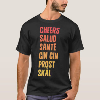 T-shirt Salud à la bière
