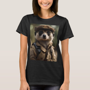 T-shirt Saluer Silvester la suricate : l'histoire d'un vét