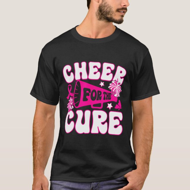 T-shirt Saluez Pour Une Sensibilisation Cure Au Cancer Du  (Devant)