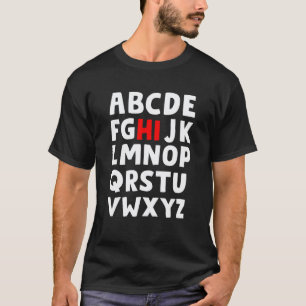 T-shirt Salut Alphabet Pré K Professeur de maternelle Prem