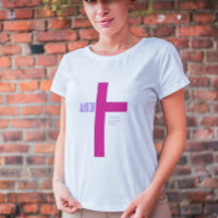 T-shirt salut avec écriture sur le dos