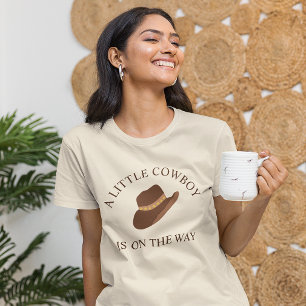 T-shirt Salut Bébé ! Cowboy Western Baby Shower