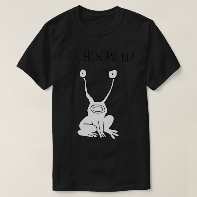 T-shirt Salut Comment Es-Tu Daniel Johnston Classic T-Shir (Design devant)