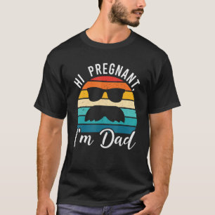 T-shirt Salut Enceinte Je suis Papa Grossesse Faire-part V
