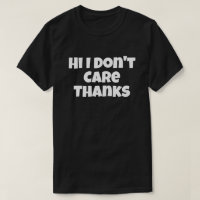 Salut Je ne m'en soucie pas Merci Drôle Humour pla