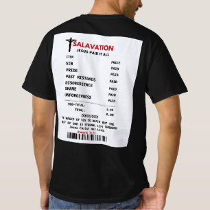 T-shirt Salut : Jésus a payé le prix ultime