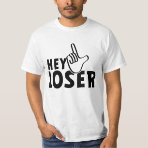 T-shirt Salut, loser. les losers, les mous, les nobles, le