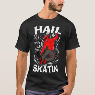 T-shirt Salut Skatin Occulte Satanique Pentagramme 666 Sat