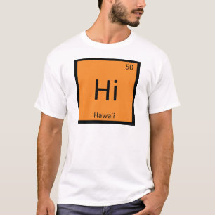 T-shirt Salut - Symbole du tableau périodique de la chimie
