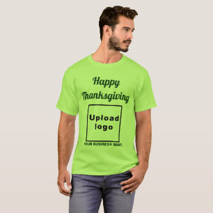 T-shirt Salutation d'action de grâces sur Lime Green
