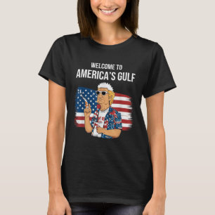 T-shirt Salutation De Gulf Beach Of America Patriotic