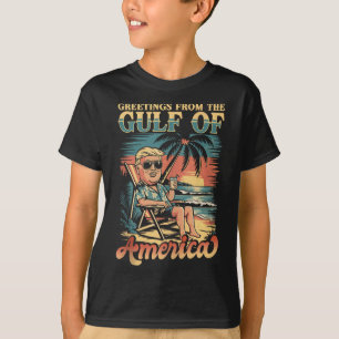 T-shirt Salutation Drôle De Trump De La Part Du Golfe Patr