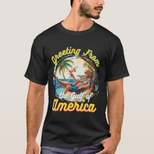 T-shirt Salutation Du Golfe De L'Amérique Trump Patrio