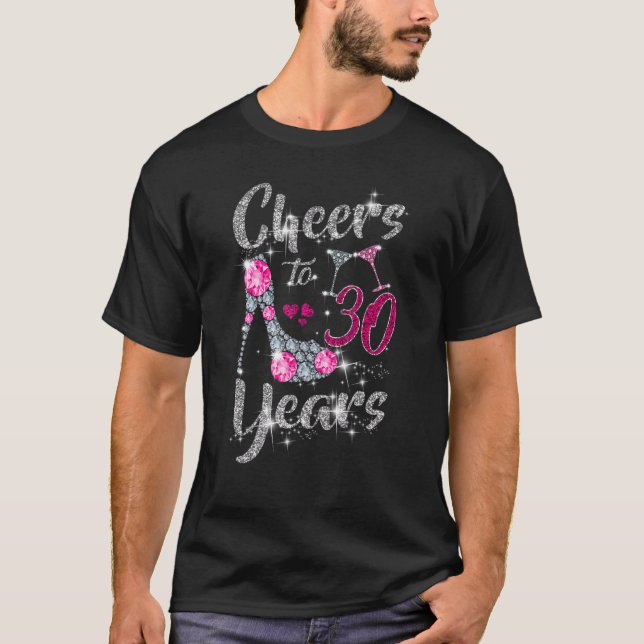 T-shirt Salutations À 30 Ans 30ème Anniversaire Chaussures (Devant)