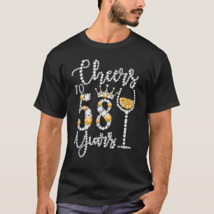 T-shirt Salutations À 58 Ans Joyeux 58ème Anniversaire Rei