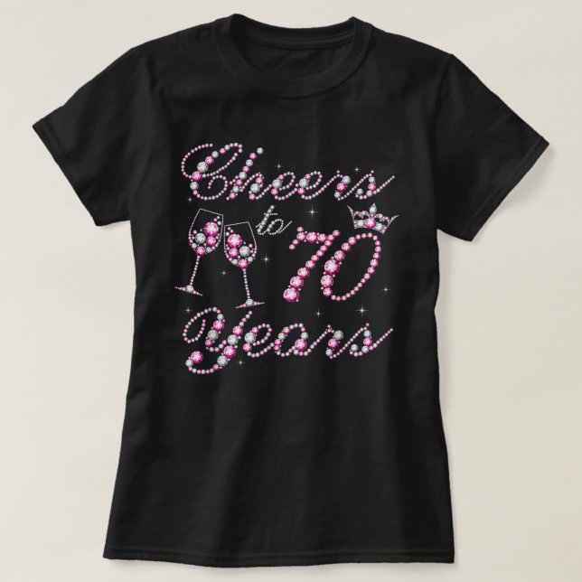 T-shirt Salutations À 70 Ans 1952 70e Anniversaire Reine R (Design devant)