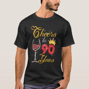 T-shirt Salutations à 90 Ans 1933 90e Anniversaire Diamant