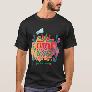 T-shirt Salutations au Nouvel An Petite étoile souriante