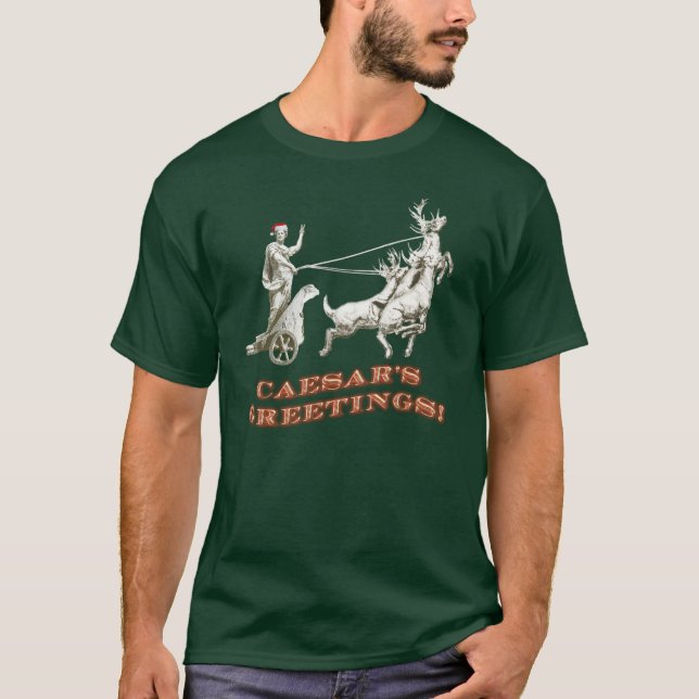 T-shirt Salutations de César (Devant)