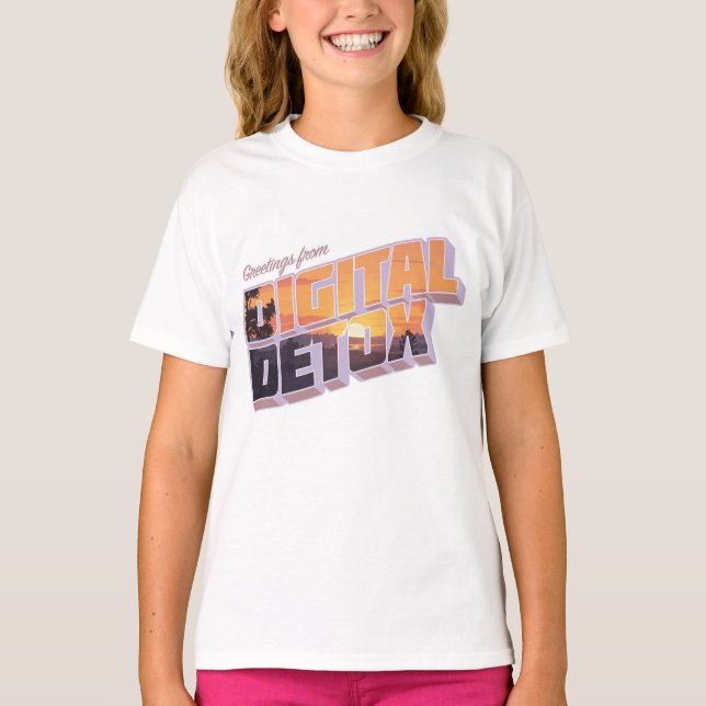 T-shirt Salutations de Digital Detox (Devant)