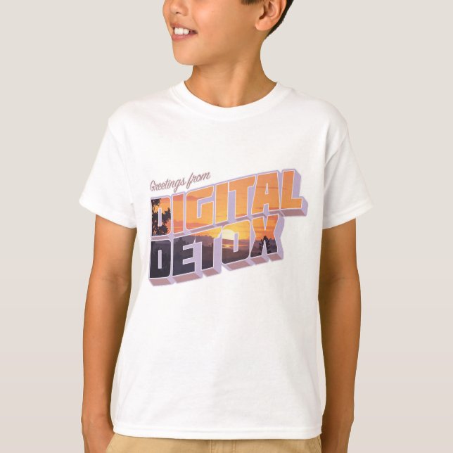 T-shirt Salutations de Digital Detox (Devant)