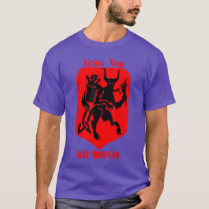 T-shirt Salutations de Gruss Vom Krampus Noël Festif