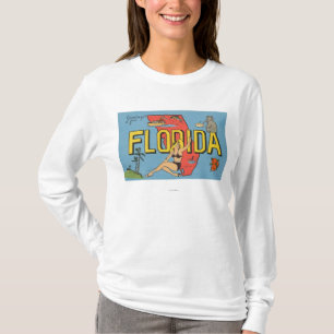 T-shirt Salutations de la Floride la Floride (bleue)