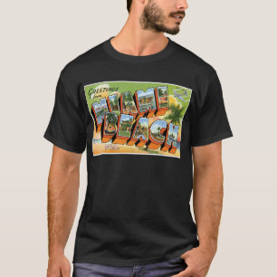 T-shirt Salutations de Miami Beach, la Floride !
