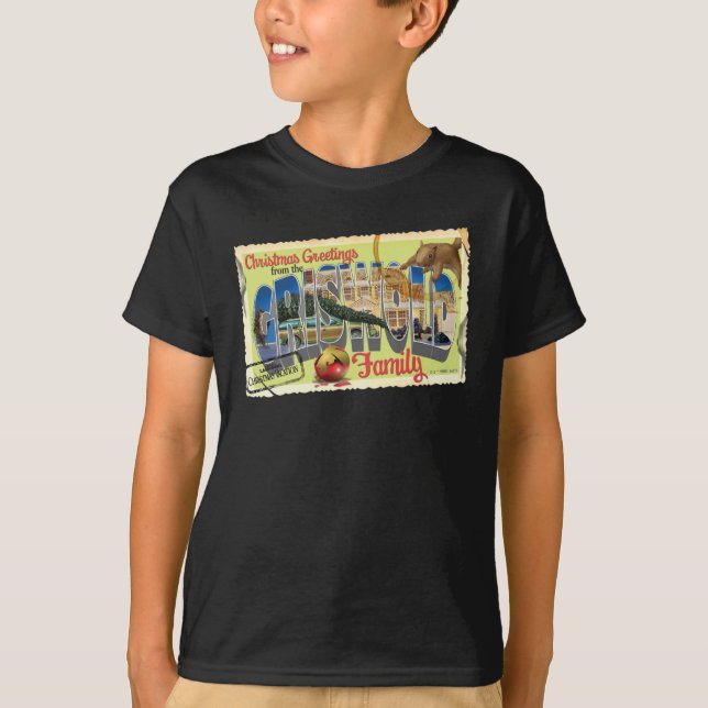 T-shirt Salutations de Noël de la famille Griswold (Devant)