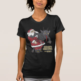 T-shirt Salutations de vacances de Krampus (et de Père