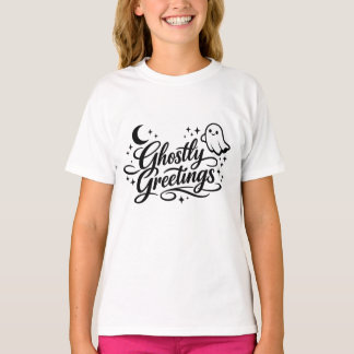 T-shirt Salutations Fantomatiques Art Chic ÉpoUVantable Ha