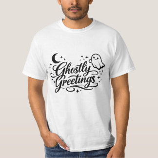 T-shirt Salutations Fantomatiques Art Chic ÉpoUVantable Ha