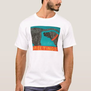 T-shirt Salutations Funny Chien