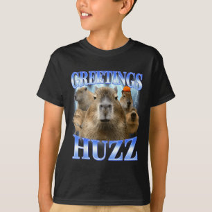 T-shirt Salutations huzz capybara pour les hommes de la ge