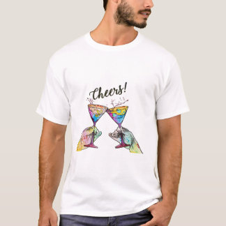 T-shirt Salutations - Martini Splash