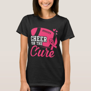 T-shirt Salutations Pour Le Cure Pink Ribbon Football Seas