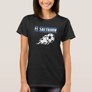 T-shirt Salvador Fans de football Drapeau du Salvador