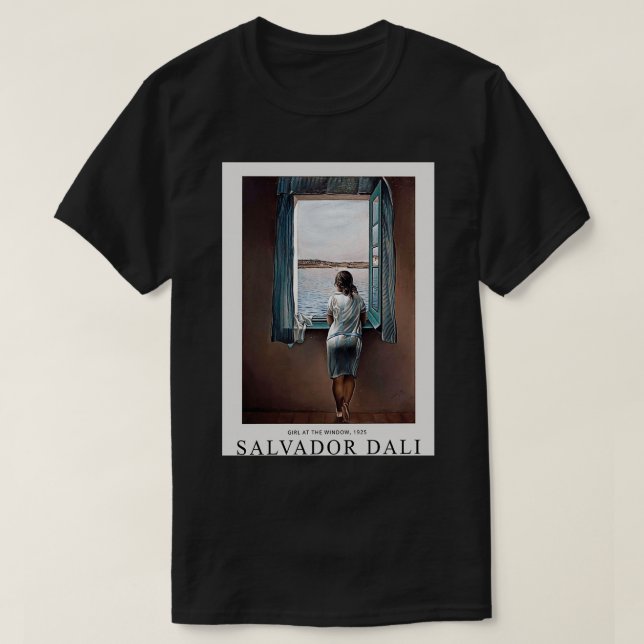T-shirt Salvador Girl Windows Art (Design devant)
