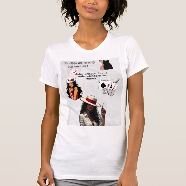 T-shirt salve a malandragem  (Devant)